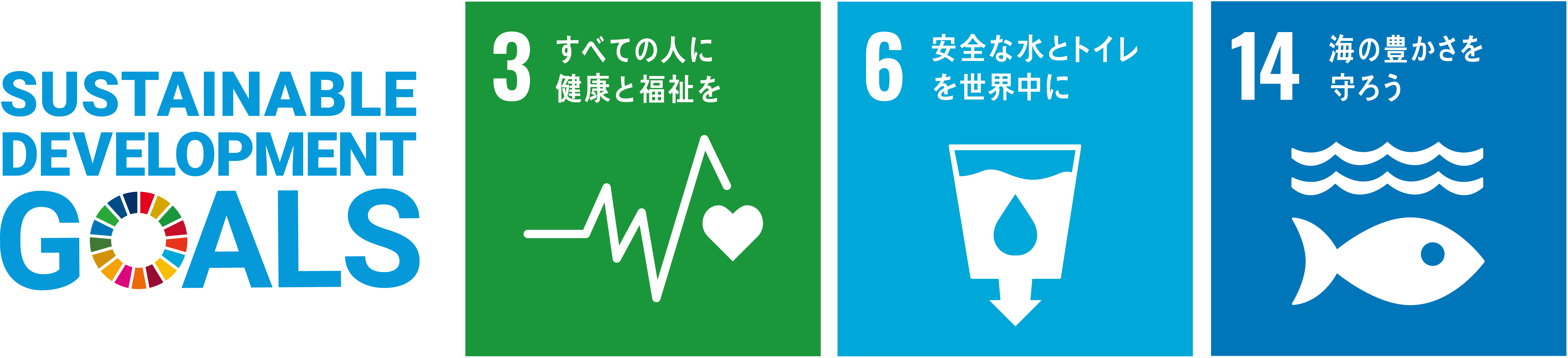 SDGs3,6,14の取組